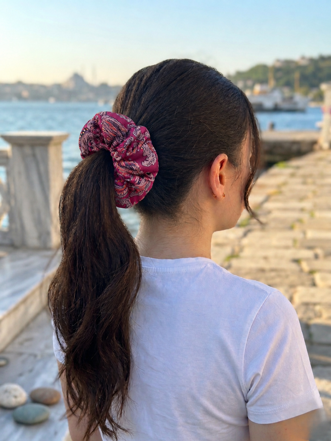 El Yapımı 5'li Etnik Desen Saç Tokası