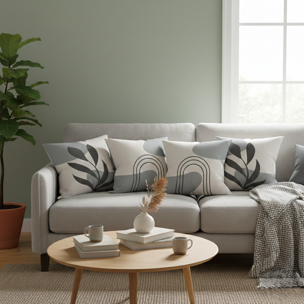 4'lü Bohem Boho Desenli Modern Kırlent Kılıfı- Yastık Kılıfı
